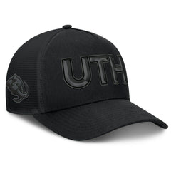 Utah Mammoth Fanatics Authentic Pro Road Team Code Trucker Adjustable Hat - Black - NHL 202499165