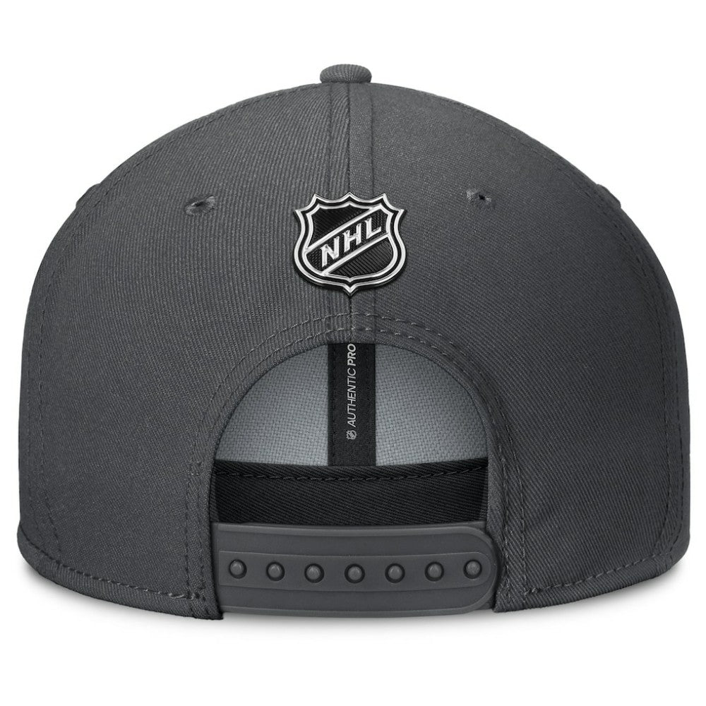 Vegas Golden Knights Fanatics Authentic Pro Rink Lockup Snapback Hat - Charcoal - NHL 202499169