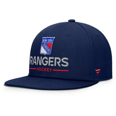 New York Rangers Fanatics Authentic Pro Rink Lockup Snapback Hat - Navy - NHL 202499174