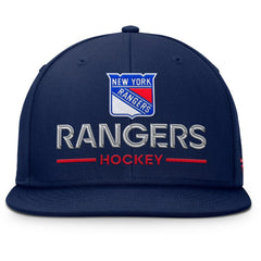 New York Rangers Fanatics Authentic Pro Rink Lockup Snapback Hat - Navy - NHL 202499174
