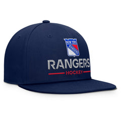 New York Rangers Fanatics Authentic Pro Rink Lockup Snapback Hat - Navy - NHL 202499174