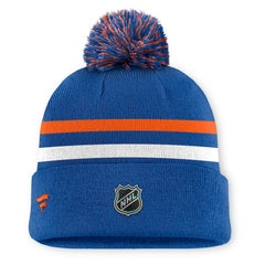 New York Islanders Fanatics Authentic Pro Rink Cuffed Knit Hat with Pom - Royal - NHL 202499185