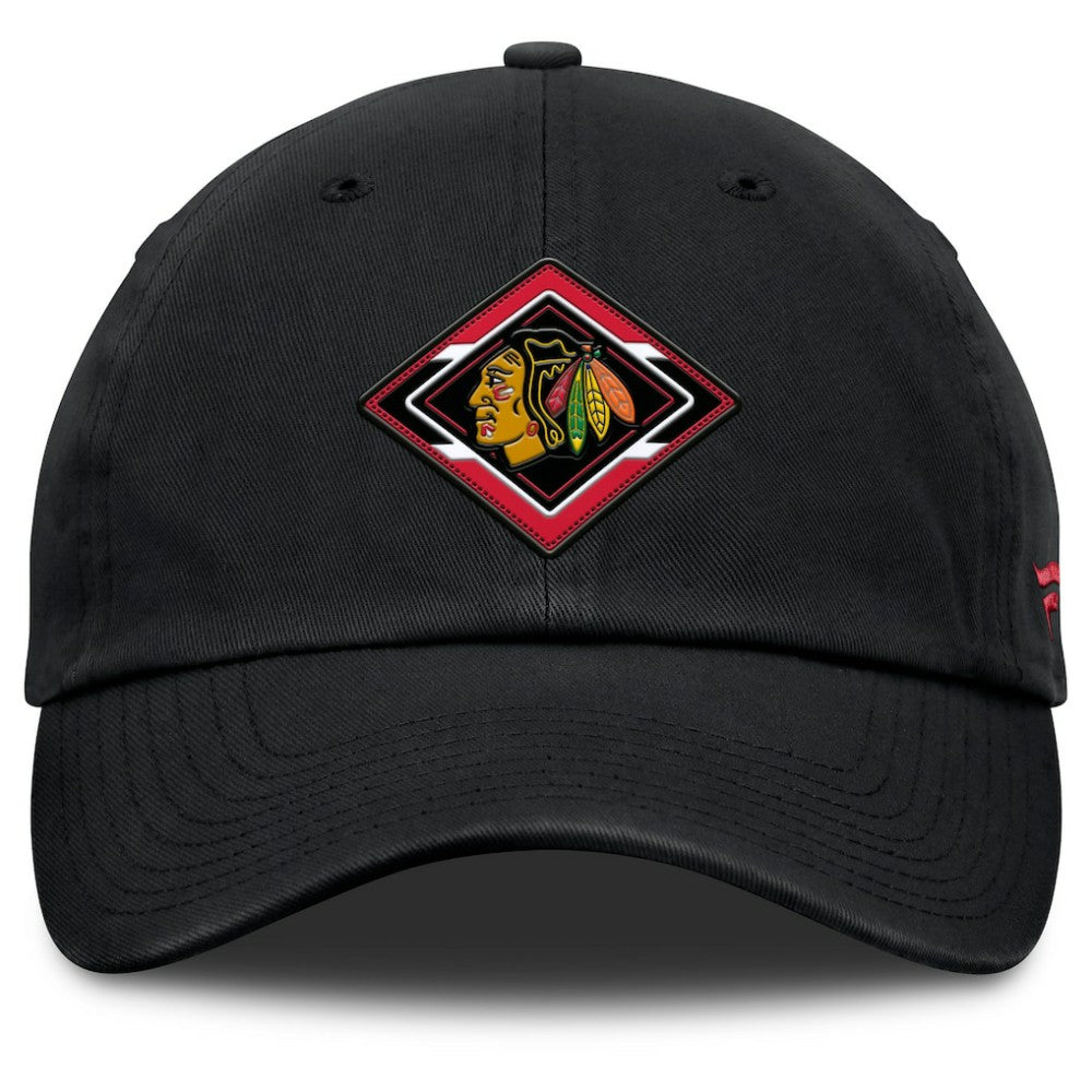 Chicago Blackhawks Fanatics Women's Authentic Pro Rink Adjustable Hat - Black - NHL 202499238