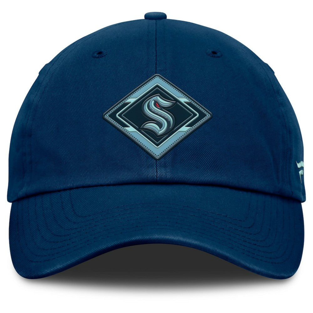Seattle Kraken Fanatics Women's Authentic Pro Rink Adjustable Hat - Deep Sea Blue - NHL 202499243