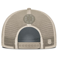 Boston Bruins Fanatics Women's Authentic Pro Road Trucker Adjustable Hat - Tan - NHL 202499284