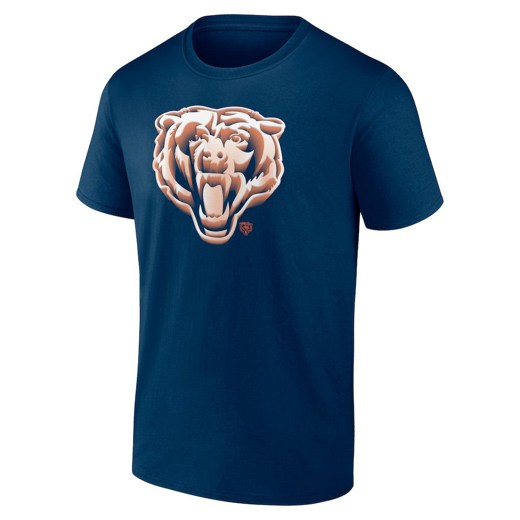 Chicago Bears Chrome Dimension T-Shirt Navy