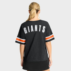 San Francisco Giants Fanatics Women's Curl Route T-Shirt - Black - Fanatics on Sale