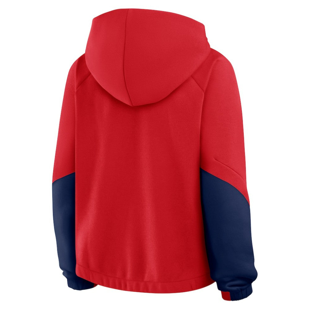 St. Louis Cardinals Fanatics Women's Oversized Time to Win Pullover Hoodie - Red - Fanatics Lifestyle