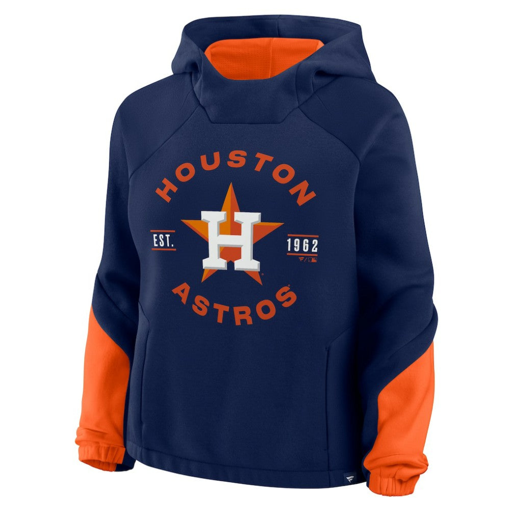 Houston Astros Fanatics Women's Oversized Time to Win Pullover Hoodie - Navy - Fanatics Online