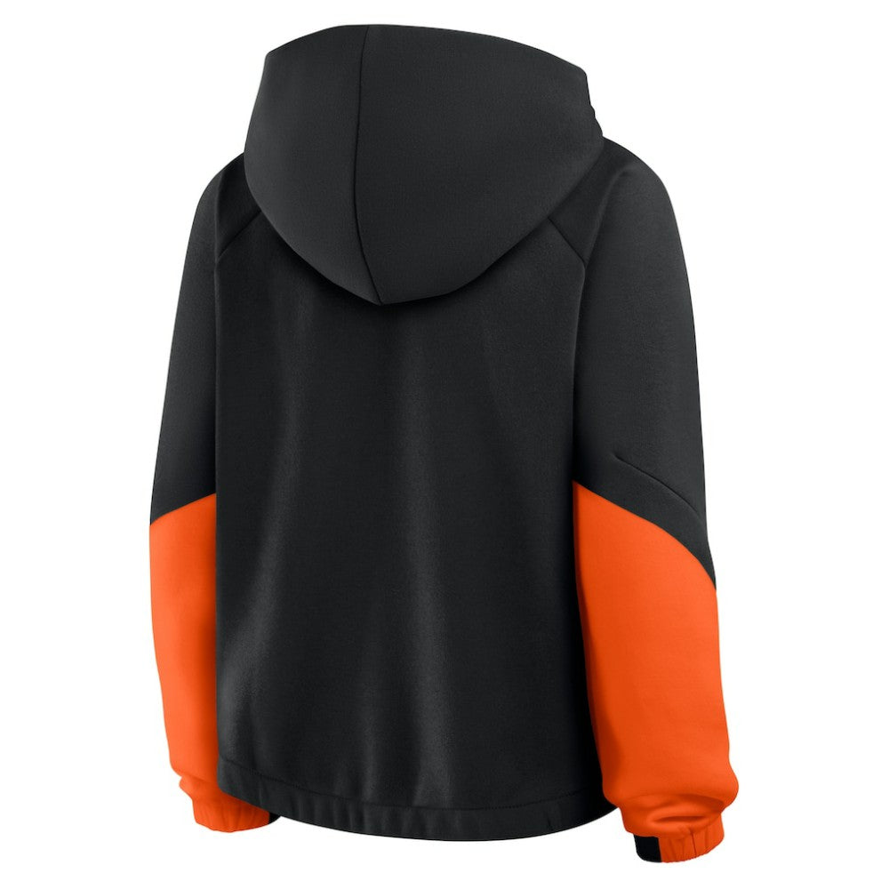 San Francisco Giants Fanatics Women's Oversized Time to Win Pullover Hoodie - Black - Fanatics Sale