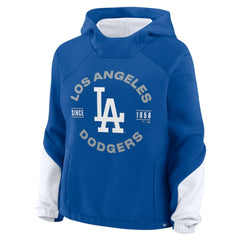 Los Angeles Dodgers Fanatics Women's Oversized Time to Win Pullover Hoodie - Royal - Fanatics Sale