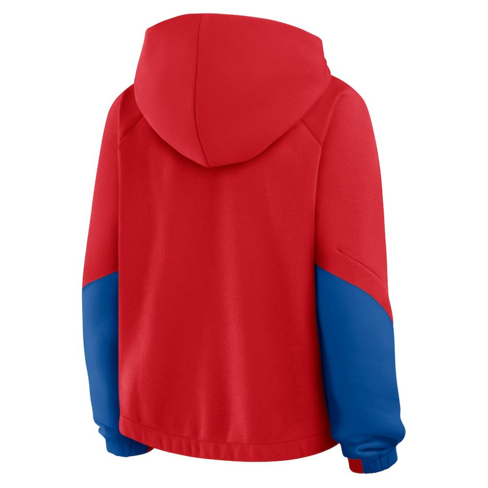 Philadelphia Phillies Fanatics Women's Oversized Time to Win Pullover Hoodie - Red - Fanatics Online