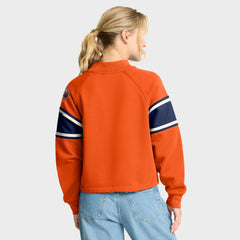 Houston Astros Fanatics Women's Oversized Toss Sweep Raglan Pullover Sweatshirt - Orange - Fanatics Sale