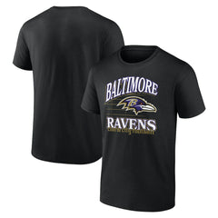 Baltimore Ravens Retro Gridiron T-Shirt Black