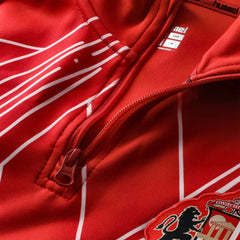 Sunderland Hummel Home Pre-Match Half Zip Red