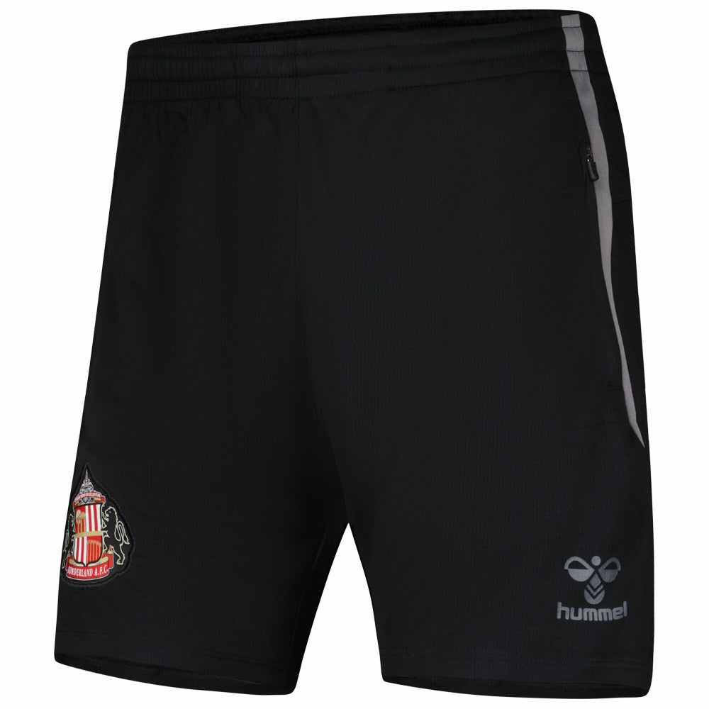 Sunderland Hummel Training Shorts / Black / Kids
