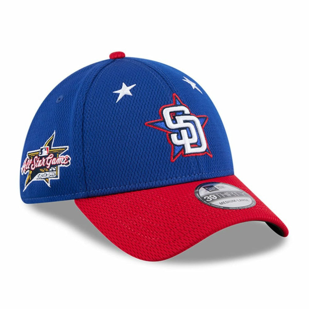 San Diego Padres New Era 2025 MLB All-Star Game Workout 39THIRTY Flex Hat - Blue/Red - New Era Sale