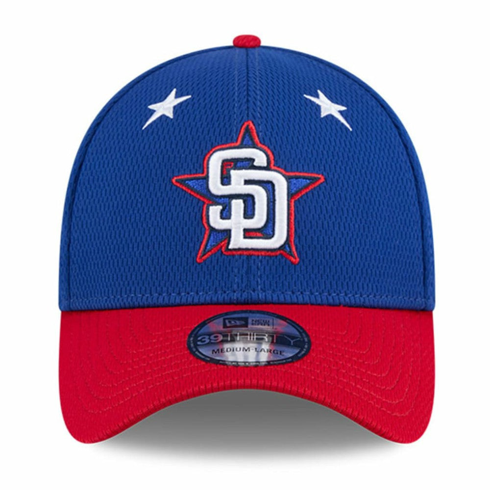 San Diego Padres New Era 2025 MLB All-Star Game Workout 39THIRTY Flex Hat - Blue/Red - New Era Sale