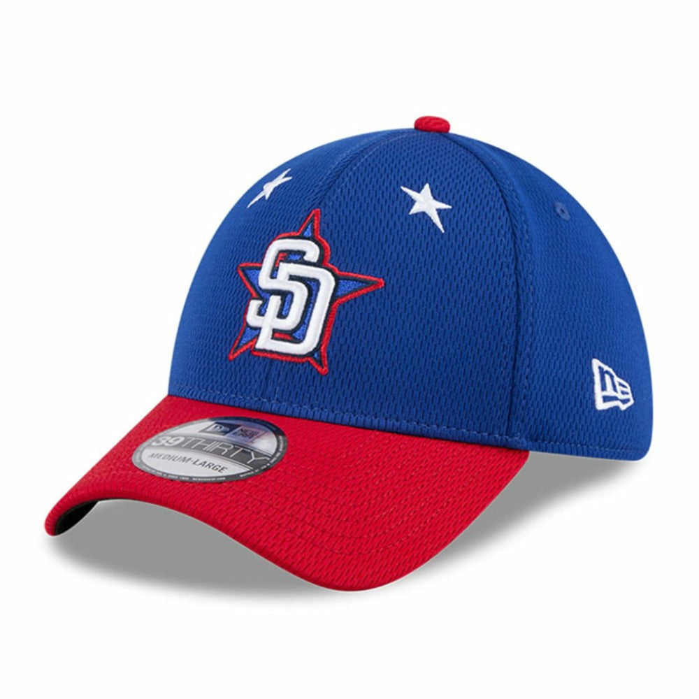 San Diego Padres New Era 2025 MLB All-Star Game Workout 39THIRTY Flex Hat - Blue/Red - New Era Sale