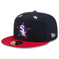 Chicago White Sox New Era 2025 MLB All-Star Game Workout Side Patch 59FIFTY Fitted Hat - Navy/Red - New Era on Sale