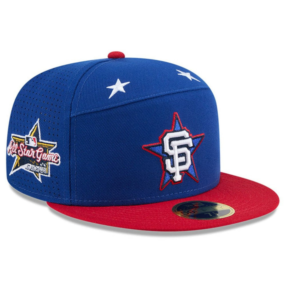 San Francisco Giants New Era 2025 MLB All-Star Game Workout Side Patch 59FIFTY Fitted Hat - Blue/Red - New Era Online