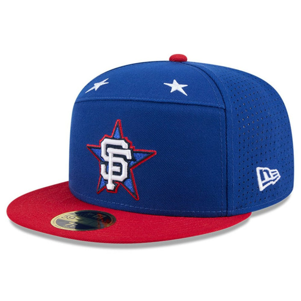 San Francisco Giants New Era 2025 MLB All-Star Game Workout Side Patch 59FIFTY Fitted Hat - Blue/Red - New Era Online