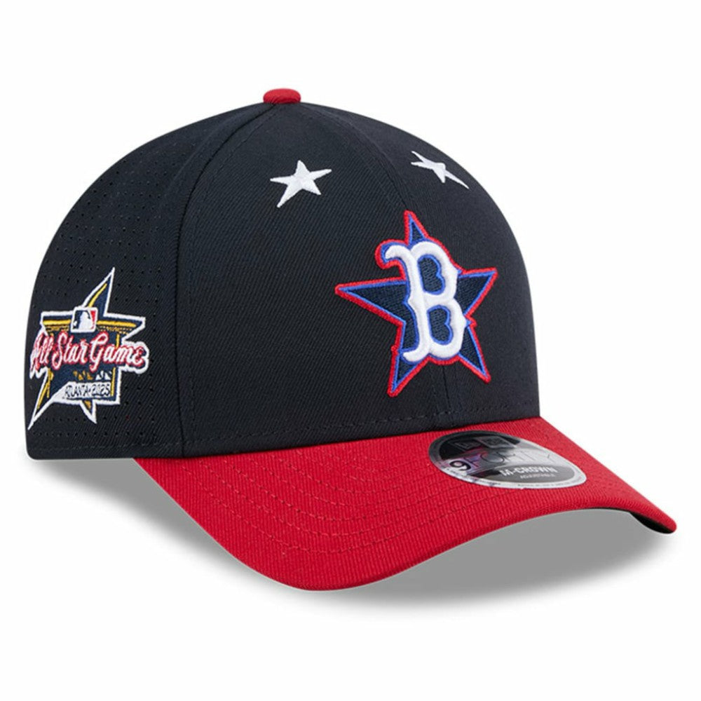 Boston Red Sox New Era 2025 MLB All-Star Game Workout 9FORTY M-Crown Adjustable Hat - Navy/Red - New Era on Sale