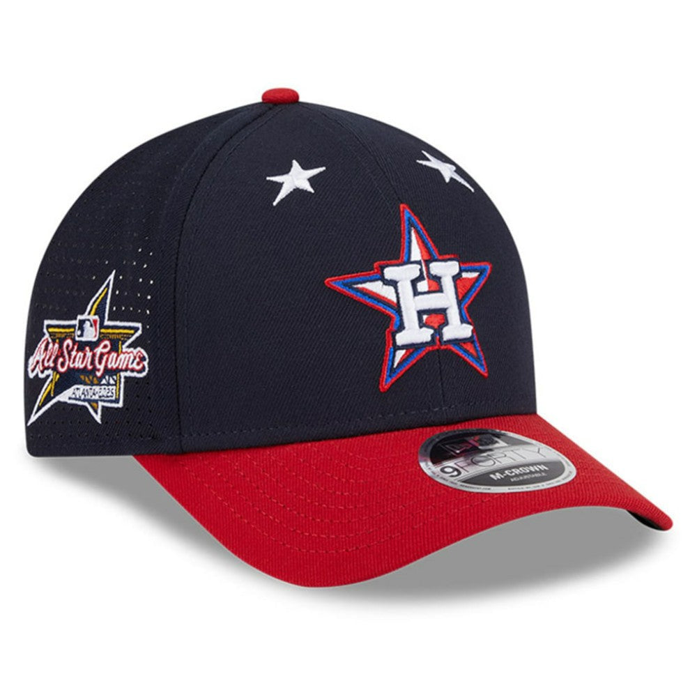 Houston Astros New Era 2025 MLB All-Star Game Workout 9FORTY M-Crown Adjustable Hat - Navy/Red - New Era on Sale