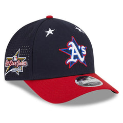 Athletics New Era 2025 MLB All-Star Game Workout 9FORTY M-Crown Adjustable Hat - Navy/Red - New Era Online