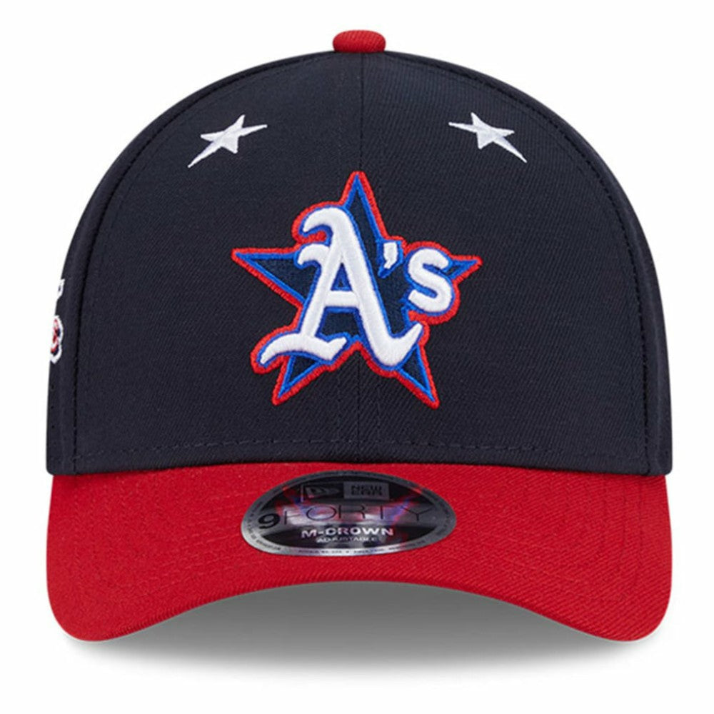 Athletics New Era 2025 MLB All-Star Game Workout 9FORTY M-Crown Adjustable Hat - Navy/Red - New Era Online
