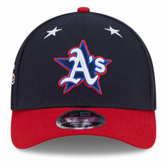 Athletics New Era 2025 MLB All-Star Game Workout 9FORTY M-Crown Adjustable Hat - Navy/Red - New Era Online