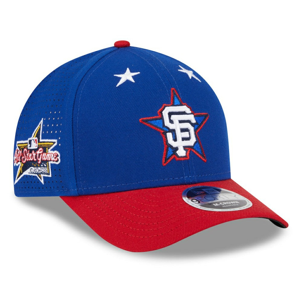 San Francisco Giants New Era 2025 MLB All-Star Game Workout 9FORTY M-Crown Adjustable Hat - Blue/Red - New Era Discount