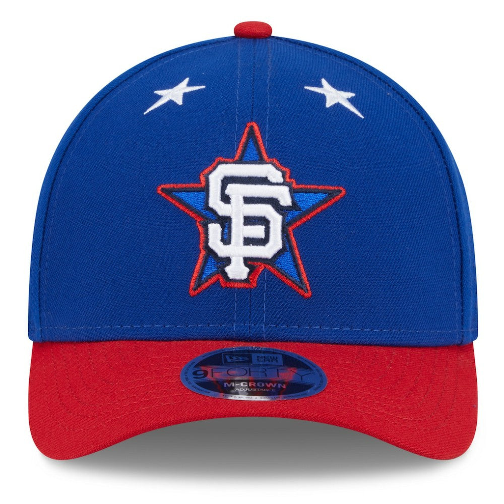 San Francisco Giants New Era 2025 MLB All-Star Game Workout 9FORTY M-Crown Adjustable Hat - Blue/Red - New Era Discount