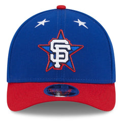 San Francisco Giants New Era 2025 MLB All-Star Game Workout 9FORTY M-Crown Adjustable Hat - Blue/Red - New Era Discount