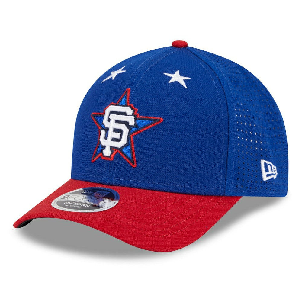 San Francisco Giants New Era 2025 MLB All-Star Game Workout 9FORTY M-Crown Adjustable Hat - Blue/Red - New Era Discount