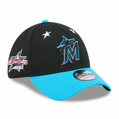 Miami Marlins New Era 2025 MLB All-Star Game 39THIRTY Flex Hat - Black/Blue - New Era Lifestyle