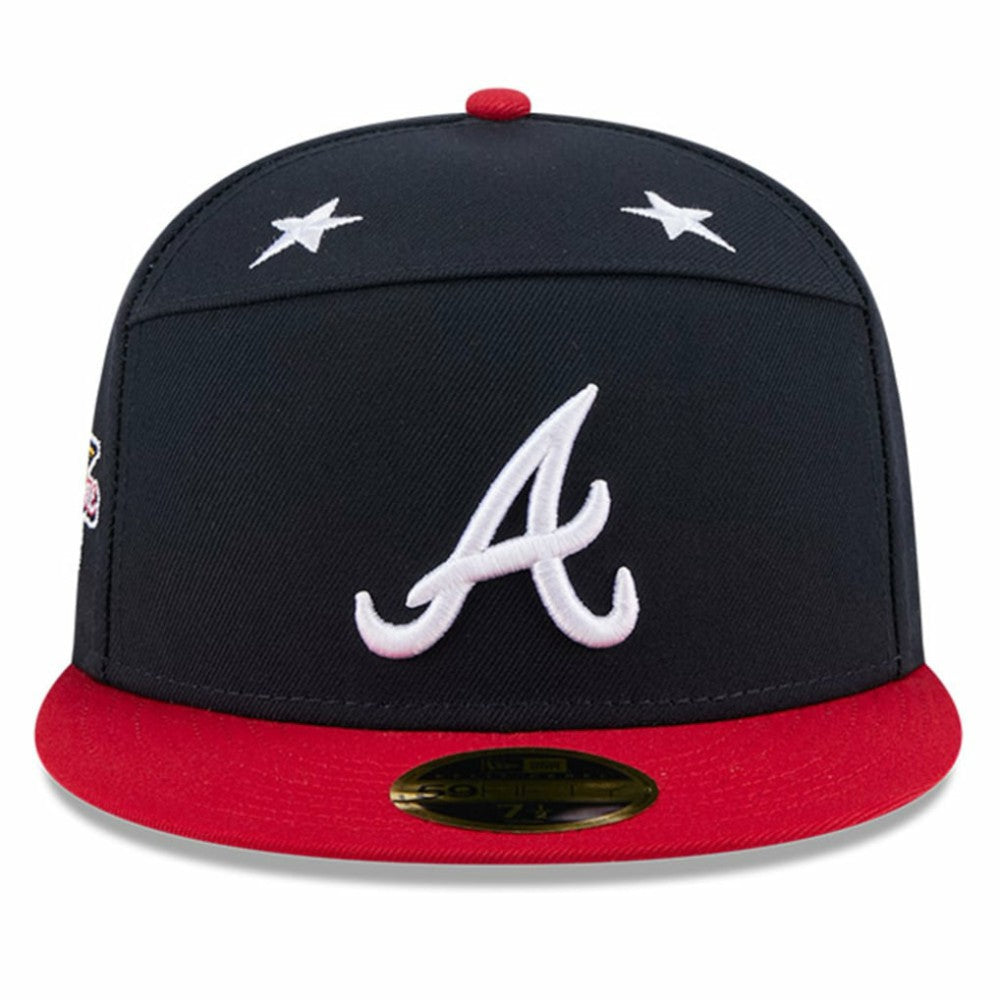 Atlanta Braves New Era 2025 MLB All-Star Game Side Patch 59FIFTY Fitted Hat - Navy/Red - New Era Lifestyle