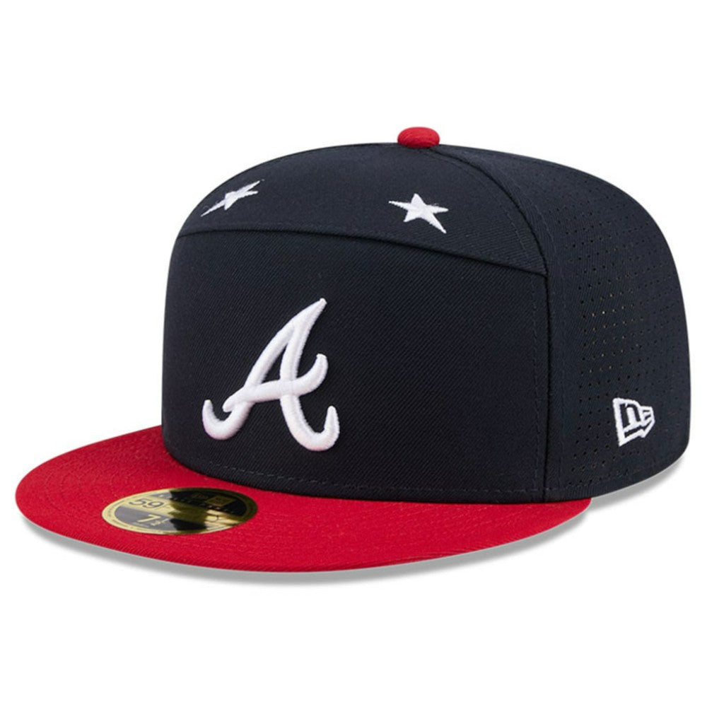 Atlanta Braves New Era 2025 MLB All-Star Game Side Patch 59FIFTY Fitted Hat - Navy/Red - New Era Lifestyle