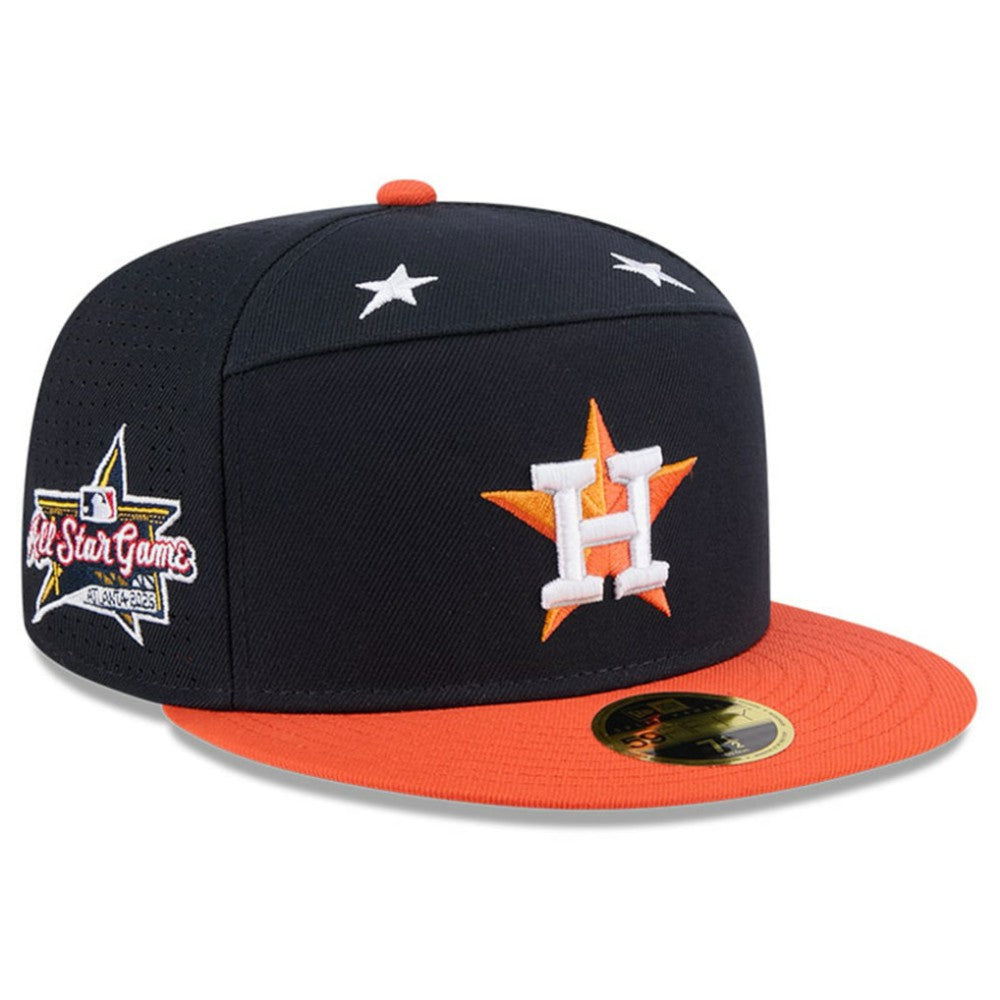 Houston Astros New Era 2025 MLB All-Star Game Side Patch 59FIFTY Fitted Hat - Navy/Orange - New Era Lifestyle