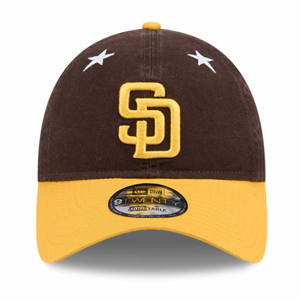 San Diego Padres New Era 2025 MLB All-Star Game 9TWENTY Adjustable Hat - Brown/Gold - New Era Online