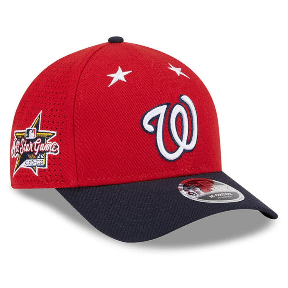 Washington Nationals New Era 2025 MLB All-Star Game 9FORTY M-Crown Adjustable Hat - Red/Navy - New Era Lifestyle