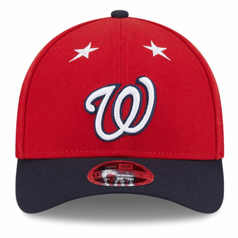 Washington Nationals New Era 2025 MLB All-Star Game 9FORTY M-Crown Adjustable Hat - Red/Navy - New Era Lifestyle