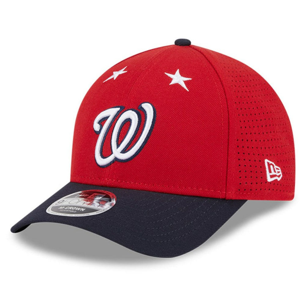 Washington Nationals New Era 2025 MLB All-Star Game 9FORTY M-Crown Adjustable Hat - Red/Navy - New Era Lifestyle