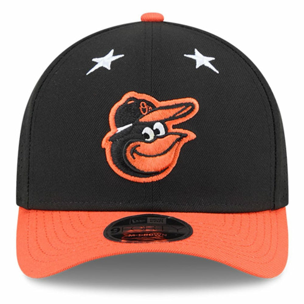 Baltimore Orioles New Era 2025 MLB All-Star Game 9FORTY M-Crown Adjustable Hat - Black/Orange - New Era Lifestyle