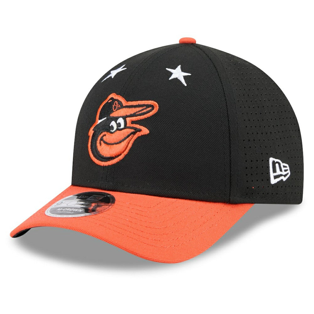 Baltimore Orioles New Era 2025 MLB All-Star Game 9FORTY M-Crown Adjustable Hat - Black/Orange - New Era Lifestyle