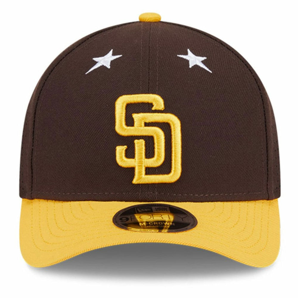 San Diego Padres New Era 2025 MLB All-Star Game 9FORTY M-Crown Adjustable Hat - Brown/Gold - New Era Sale