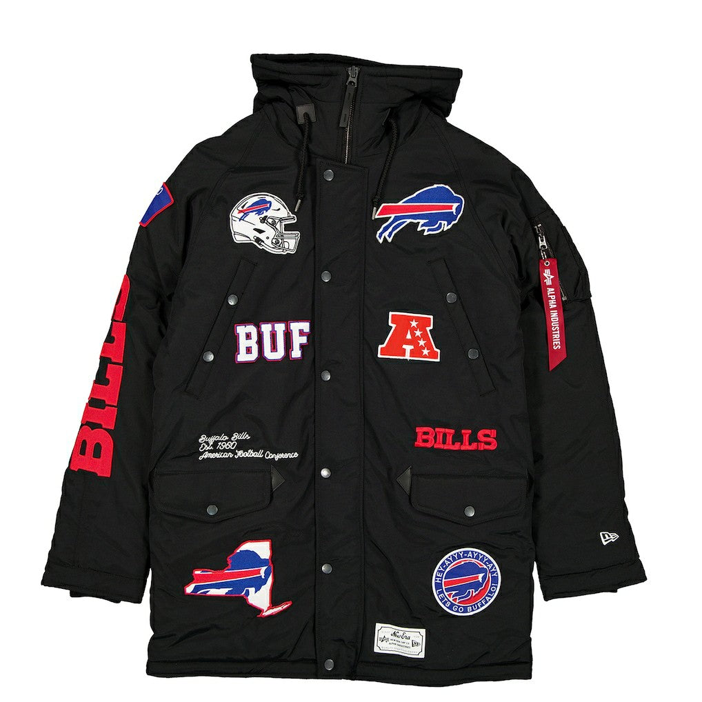 Buffalo Bills New Era x Alpha Industries N-3B Altitude Full-Zip Parka Black