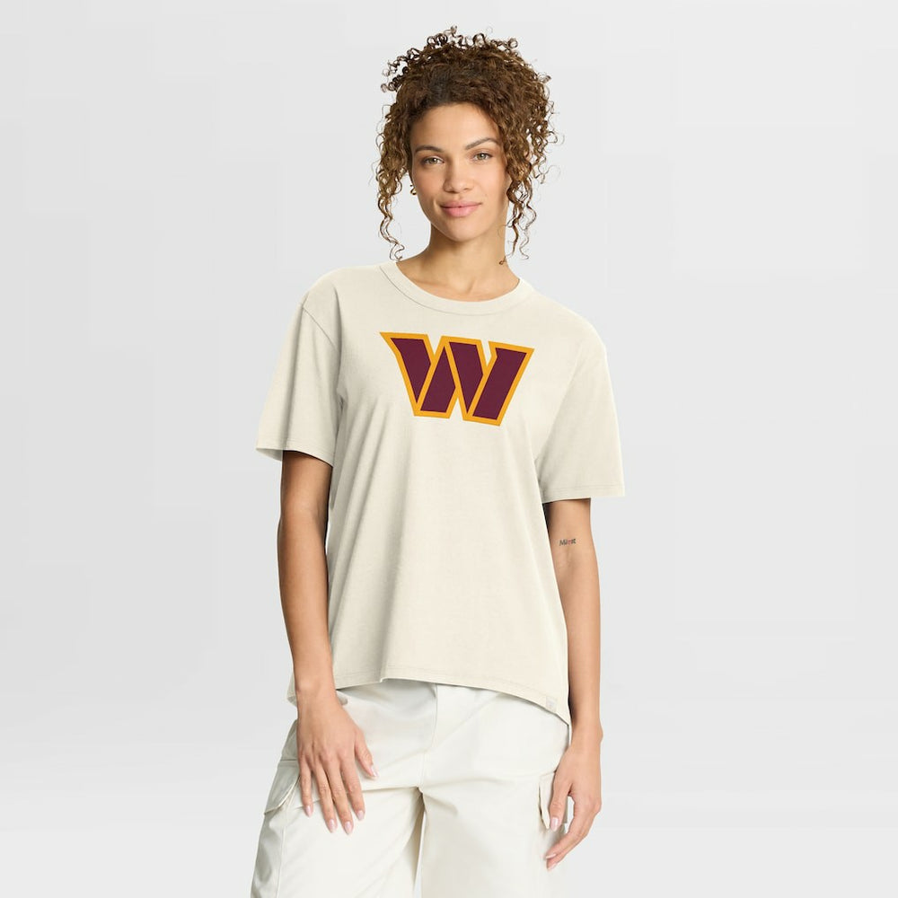Fanatics Washington Commanders Women's Dove Legacy T-Shirt Cream