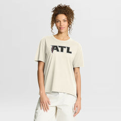 Fanatics Atlanta Falcons Women's Dove Legacy T-Shirt Cream
