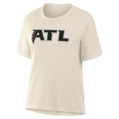 Fanatics Atlanta Falcons Women's Dove Legacy T-Shirt Cream